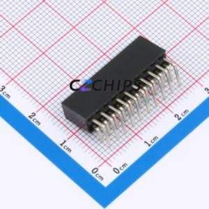 FH2.54-06-10PWS Pin Socket Bent Lead Through Hole,P=2.54mm Connector 2x10P 2.54mm 2.54mm Square Hole - Product Image 2