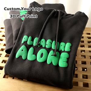 Sudadera con Capucha para Hombre de Alta Calidad OEM, Talla Grande, Algodón, Anime, Unisex, Invierno, Personalizada con Logotipo en Espuma 3D - Product Image 2