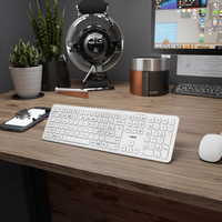 Nouveau clavier d'ordinateur portable mécanique USB sans fil professionnel OEM ODM conception fendue confortable vente en gros