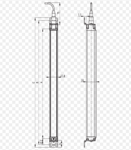 Cortina de Luz de Seguridad Mt-Schmersal SLC440-ER-1130-14-01 101216627 Tipo 4 Dedos, 1130mm de Altura, 14mm de Resolución, Par - Product Image 2