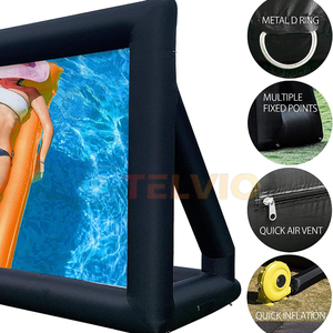 Écran de projecteur <span class=keywords><strong>gonflable</strong></span> extérieur commercial de vente chaude écran de cinéma de <span class=keywords><strong>prix</strong></span> usine pour l'usage de publicité - Product Image 6