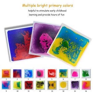 Tapis sensoriels en PVC fabriqués sur mesure par l'usine OEM, jouets pour enfants autistes, non toxiques, carreaux de sol liquides pour enfants et adultes - Product Image 3