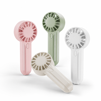 Ventilateur pliable portable avec batterie longue durée pour le bureau, les voyages, l'extérieur, la maison, l'école, le camping, les femmes, les hommes, les enfants, utilisation estivale