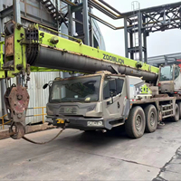 Grue mobile hydraulique sur camion Zoomlion de marque supérieure, 25 tonnes, moteur Weichai, hauteur de levage 42 m, modèle 2020, en stock