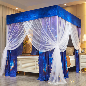 Mosquitera transparente para cama de adulto, dosel con diseño de tres entradas, 100% poliéster, barato, superventas - Product Image 3
