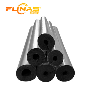 Funas PVC Chịu Nhiệt Điều Hòa Không Khí Pre-Cắt Nhôm Lá Cao Su Cách Nhiệt Ống Với Tự Dính - Product Image 1