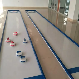 Pista sintetica per curling ZSPE a incastro per eventi temporanei di curling con tappeto per curling - Product Image 2