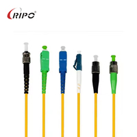 Conectores SC Ripo de Alta Calidad de 12 Fibras/1 Fibra, Pigtail de Fibra Óptica con Código de Color en la Cubierta de 0.9mm/2.0mm/3.0mm