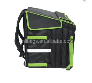 Custom big insulated thermal bags for food delivery bag backpack for hot food bike motorcycle