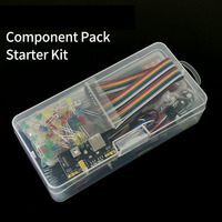 Kit de bricolage électronique de démarrage de projet DIY avec 830 points d'attache Breadboard R3 Ensemble de composants électroniques avec boîte