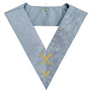 COLLAR OFICIAL DE REGALIA MASÓNICO TESORERO DEL RITO MODERNO FRANCÉS - Product Image 1