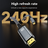 Cable USB-C a HDMI de Ultra Alta Velocidad, Alta Calidad, 1M 2M 3M, 8K/60Hz, USB-C Macho a HDTV Macho, Sin Reseñas Aún, 10 Vendidos