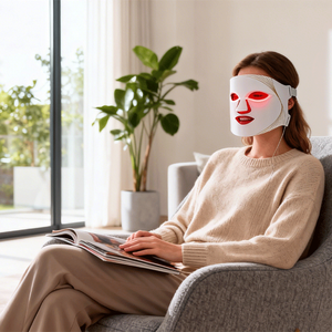 <span class=keywords><strong>Masque</strong></span> facial en silicone LED infrarouge rouge le plus vendu 2026 pour photothérapie, portable pour usage domestique - Product Image 6