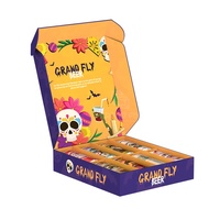 Caja de Cartón Reciclable Ecológica Personalizada para Bebidas Energéticas, Whisky, Café, Refrescos, Embalaje para Envíos
