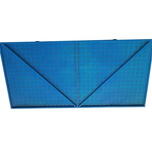 Échafaudage de sécurité perforé en métal, structure en maille, revêtement en poudre bleue pour cadre d'escalade - Product Image 1