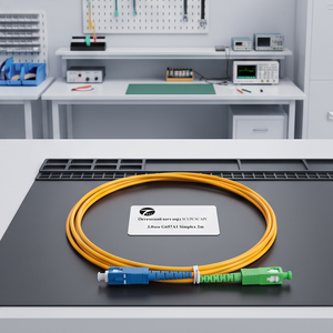 Cable de Fibra Óptica Simplex SC UPC a SC APC de 3.0 mm G657A1, Conector de Red Óptica para Interiores - Product Image 3