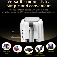 Projecteur portable intelligent WESOPRO TS8 Pro 4K avec cardan de levage dissimulé, LED, correction automatique de la distorsion trapézoïdale, Android 13, Home Cinéma, Wifi6 5.0