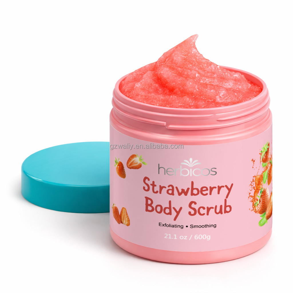 exfoliante corporal de fresa