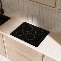 Meubles de cuisine modulaires modernes de conception complète et polyvalente, couleurs claires, en bois massif, ensembles d'armoires de cuisine