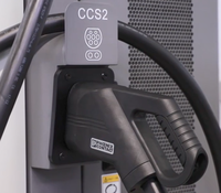 Station de recharge pour véhicules électriques sur pied OEM ODM DC avec logo de marque sérigraphié et équilibrage de charge intelligent