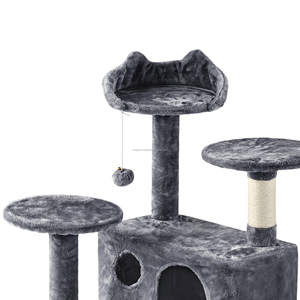 ขายส่งต้นไม้แมวทรงสูงทันสมัยขนาดใหญ่หรูหรา เป็นมิตรกับสิ่งแวดล้อม 4 ชั้นขึ้นไป สูงกว่า 156 ซม. บรรจุภัณฑ์กล่องกระดาษแข็ง สำหรับลูกแมวตัวใหญ่ - Product Image 5