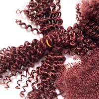 Cheveux brésiliens Remy Super Double Drawn en vrac pour les locs bouclés