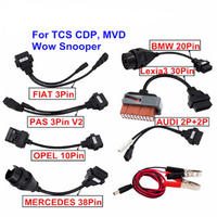Juego Completo de 8 Cables OBD OBD2 para Delphi Vd Ds150e Cdp WOW Autocom, Piezas de Repuesto para Escáner de Diagnóstico