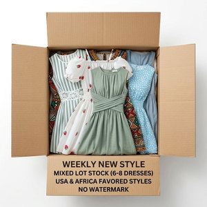 Vestidos Casuales de Verano sin Mangas, Mezcla Aleatoria, Pacas de Ropa Nueva, Vestidos para Mujer, Venta al por Mayor Directa de Fábrica para Revendedores de EE. UU. - Product Image 1