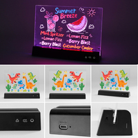Bestseller Décoration de chambre Veilleuse à brancher avec verrouillage anti-touche accidentelle Vente directe usine Tableau de dessin LED