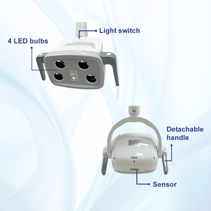 Silla dental Unidad dental Silla de tratamiento con luz de silla dental para consultorio dental - Product Image 4