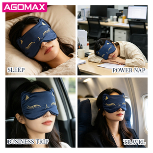 Antifaz de Satén para Dormir, Relajación Profunda, Transpirable y Ligero, para Viajes y Hogar, Venta al Por Mayor - Product Image 6