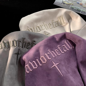 เสื้อยืดผู้ชายผ้าฝ้าย 100% ปักลาย แขนสั้น ทรงปกติ สีพื้น เรียบง่าย สไตล์ลำลอง รับสกรีนโลโก้ สตรีทแวร์ - Product Image 6