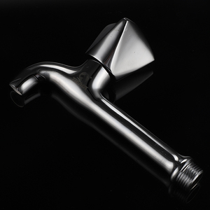 TIEMA Robinet bibcock en laiton au design moderne Robinet de <span class=keywords><strong>jardin</strong></span> à eau froide avec poignée en <span class=keywords><strong>zinc</strong></span> Surface polie pour bassin - Product Image 4