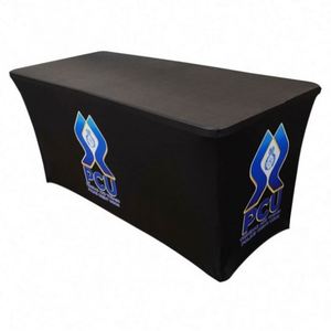 Nappes de table rectangulaires extensibles en spandex imprimées sur mesure en gros - Product Image 1