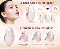 Outil électrique Gua Sha 4 en 1 masseur facial anti-âge multifonction pour modeler le visage et raffermir le double menton