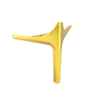 Furniture <b>Leg</b> Metal Fan Shaped Semicircle Heavy Duty Modern Design <b>Sofa</b> Support Hardware Accessory - Product Image 2