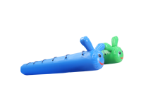 Modèle de jeu sportif gonflable personnalisé pour le team building, Tube Caterpillar gonflable pour événements extérieurs, location et vente