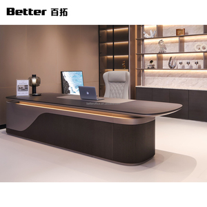 Chaise de <span class=keywords><strong>bureau</strong></span> de direction de luxe à dossier haut, pivotante, pour PDG et administrateurs, style traditionnel - Product Image 4
