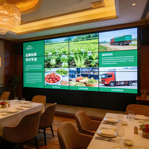 Pantalla de Animación para Video Wall LCD, Pantalla de Bienvenida a Todo Color 4K, Bisel Estrecho, Clasificación IP54, Alto Brillo, Uso en Interiores, <span class=keywords><strong>Tiendas</strong></span> Minoristas - Product Image 4