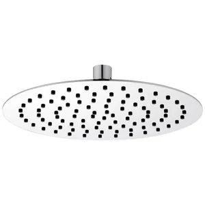 HL6307 10 inç paslanmaz çelik 304 metal duş başlığı ss kafa yuvarlak yağmur biçimli duş banyo için