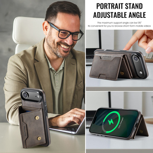 LeYi <span class=keywords><strong>Custodia</strong></span> 2 in 1 in Pelle PU per <span class=keywords><strong>iPhone</strong></span> 15 16 17 Pro Max, Cover Lusso Business con <span class=keywords><strong>Portafoglio</strong></span> Magnetico Rimovibile - Product Image 6