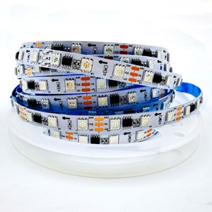 Địa chỉ ws2811 LED <span class=keywords><strong>Strip</strong></span> 12V 5050 SMD Giấc Mơ Màu RGB 60LEDs/M IP20 IP67 ánh sáng linh hoạt cho Giáng sinh bên nhà trang trí - Product Image 1