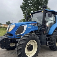 Tractor LS 1304 de Segunda Mano de Alta Calidad, Tracción en las Cuatro Ruedas, 6 Cilindros, 130 Caballos de Fuerza, Motor Luoyang, Cabina con Aire Acondicionado, Caja de Cambios