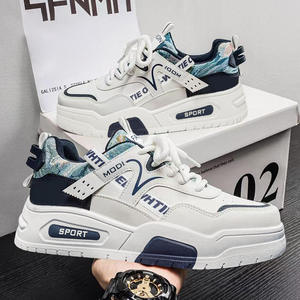 Chaussures pour femmes 2026 Nouveauté Chaussures décontractées pour jeunes Chaussures de skate plates en cuir pour hommes à semelle épaisse rehaussante Chaussures tendance - Product Image 4