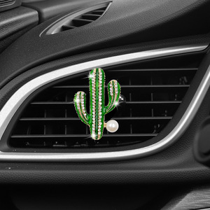 Ambientador de Coche con Diseño de <span class=keywords><strong>Cactus</strong></span>, Clip de Ventilación, Aroma Duradero, Sin Necesidad de Electricidad, Diseño Moderno, <span class=keywords><strong>Precio</strong></span> al por Mayor - Product Image 3