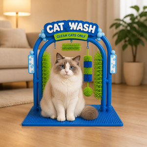 Produits de bain irrésistibles pour chats, accessoires de douche pour animaux de compagnie, nettoyage doux et sûr, accessoires de toilettage pour chatons et chats adultes - Product Image 4