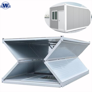 Maison conteneur maritime anti-sismique à installation rapide de 20 pieds, villa, mini-maisons, maison préfabriquée, maison pliante à double aile - Product Image 1