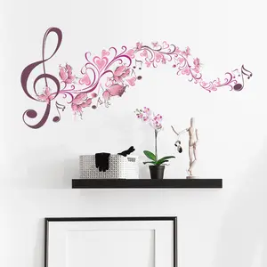 高品质音符3d蝴蝶装饰墙贴客厅卧室防水贴纸