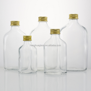 50ml 100ml 200ml 250ml 350ml 500ml Flat <strong>Glass</strong> Liquor <strong>Bottle</strong> Whiskey Gin Rum Cold Brew Coffee <strong>Bottles</strong> Container With Aluminum Cap - Product Image 5