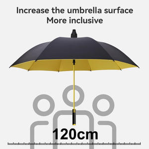 Ombrello da Golf aperto all'ingrosso con Logo Uv personalizzato Oversize ombrello da esterno promozionale personalizzato con Logo ombrello antivento - Product Image 3
